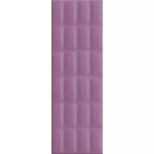 Плитка настенная Meissen Keramik Vivid Colours Pillow Structure фиолетовый 25х75 см